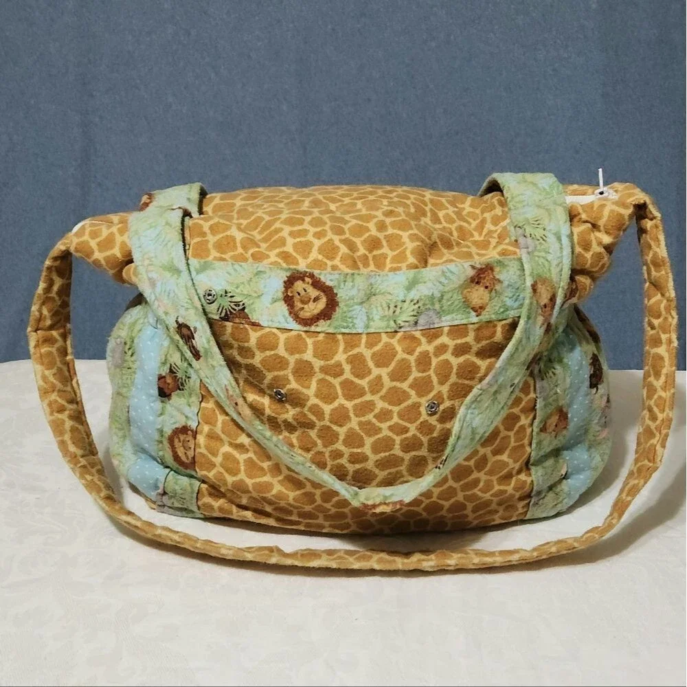 Handmade Safari diaper bag